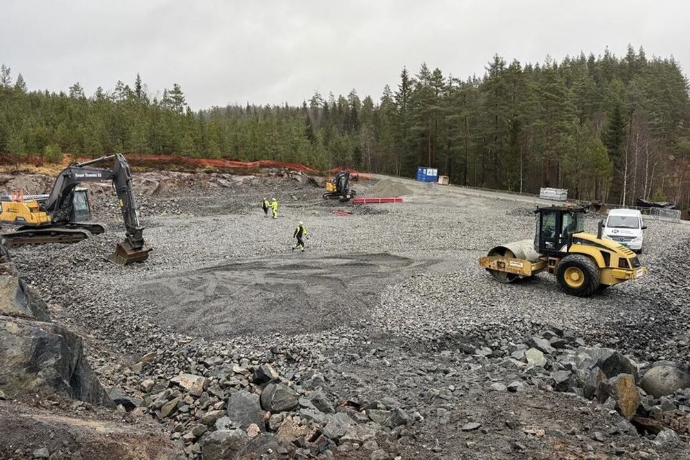 NVE mener Bane Nor opparbeidet denne tomten i Åmli uten nødvendig konsesjon.