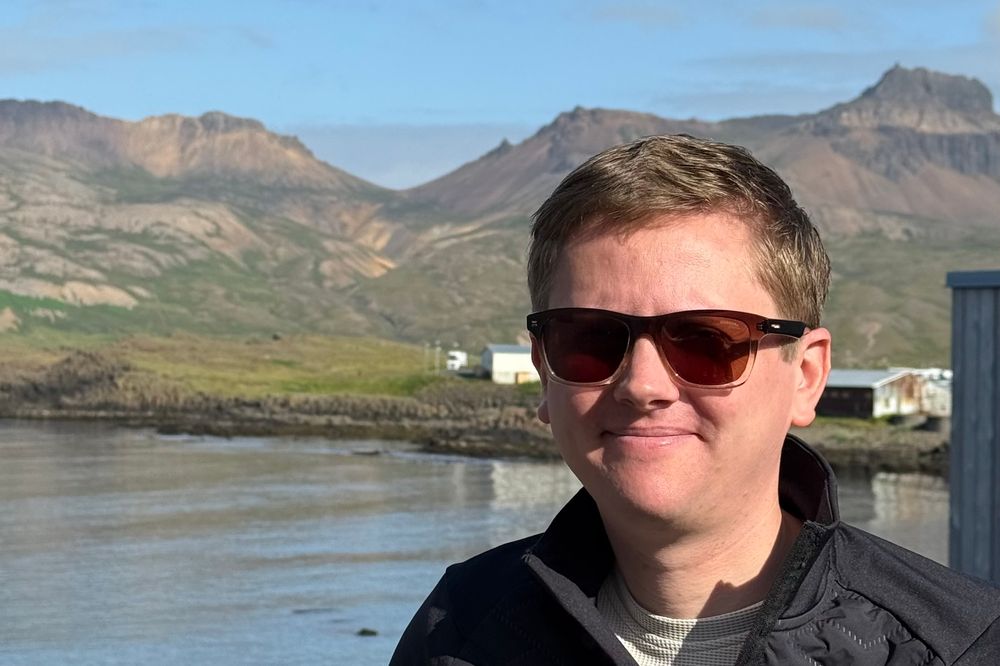 Jóhannesson har brukt utallige ferier på Island med familien. Her fra i fjor når de kjørte rundt hele øya. Foto: Privat