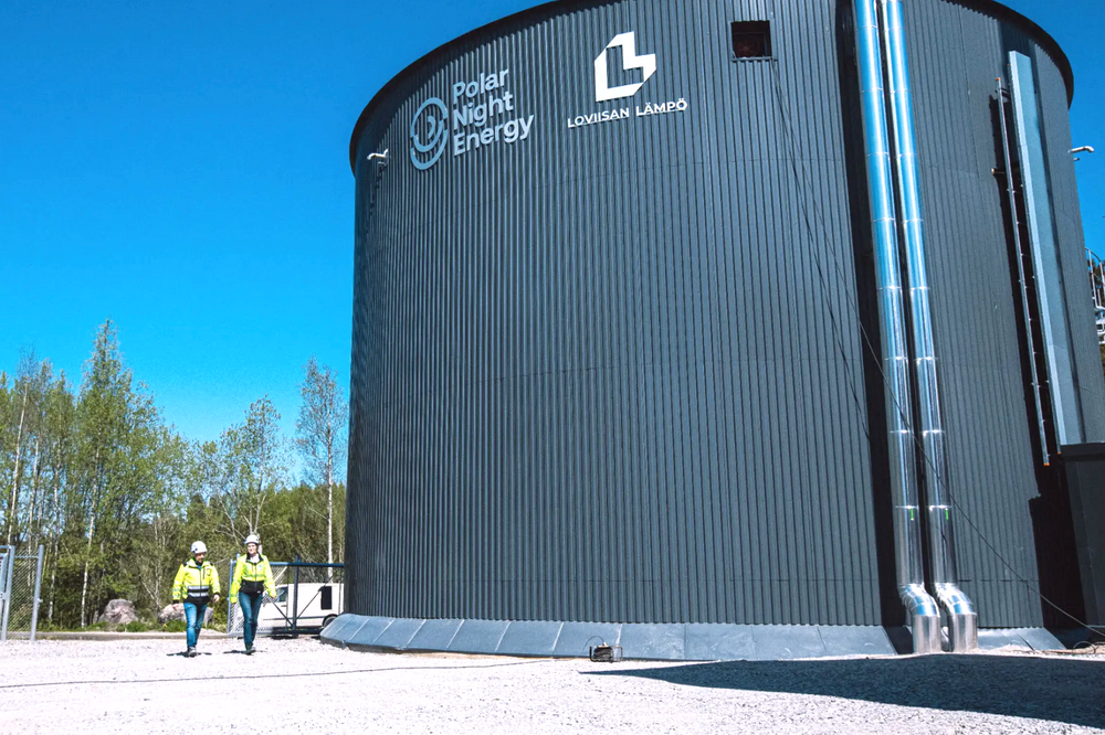 Sandbatteriet i Borgnäs har minsket utslippene fra det lokale fjernvarmenettet med 70 prosent.