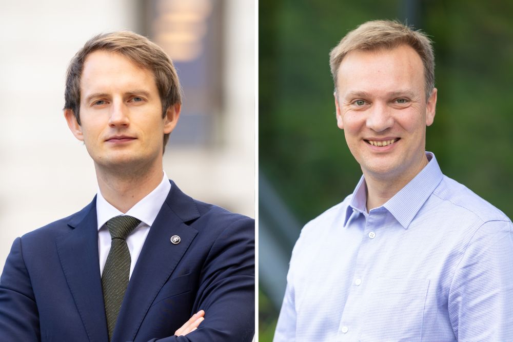 Bård Ludvig Thorheim, Høyres næringspolitiske talsperson, og Aleksander Stokkebø, Høyres energipolitiske talsperson.