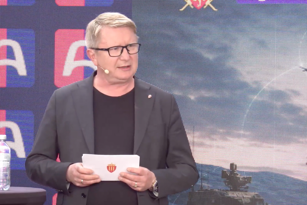 Bjørn Tore Markussen, direktør for teknologi og IKT i Forsvaret, under Arendalsuka onsdag morgen.
