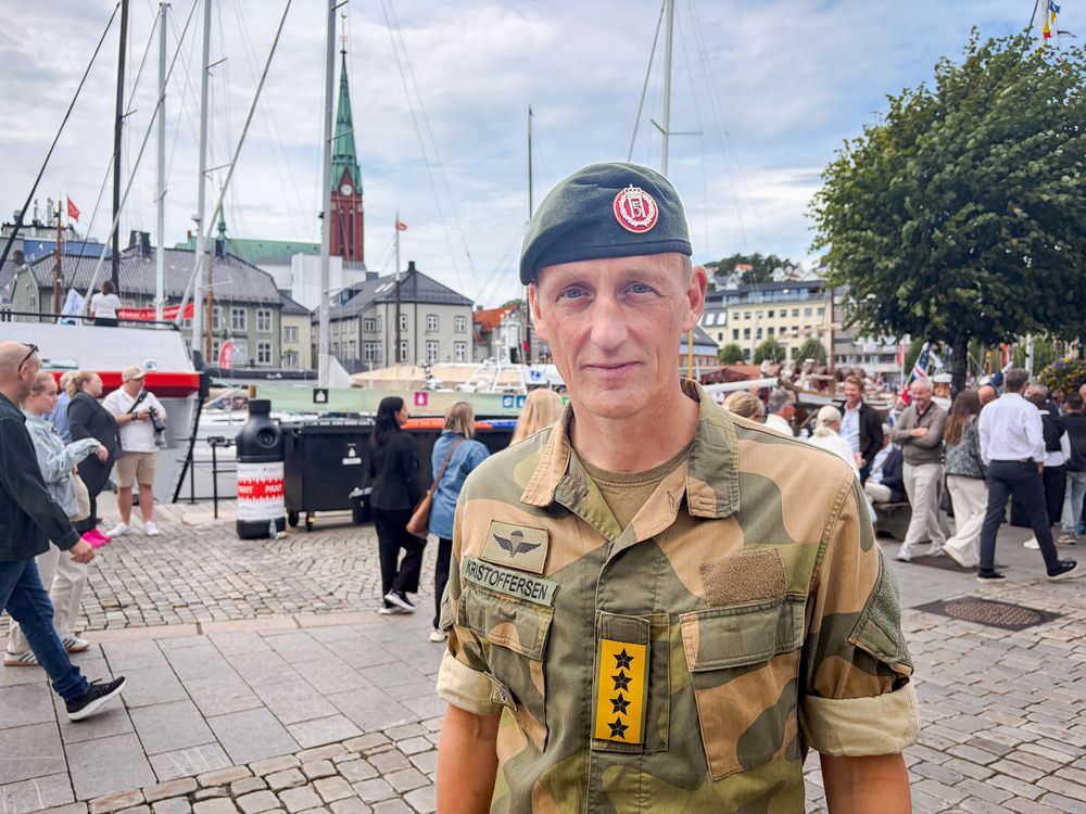 Forsvarssjef Eirik Kristoffersen hadde det hektisk på Arendalsuka.