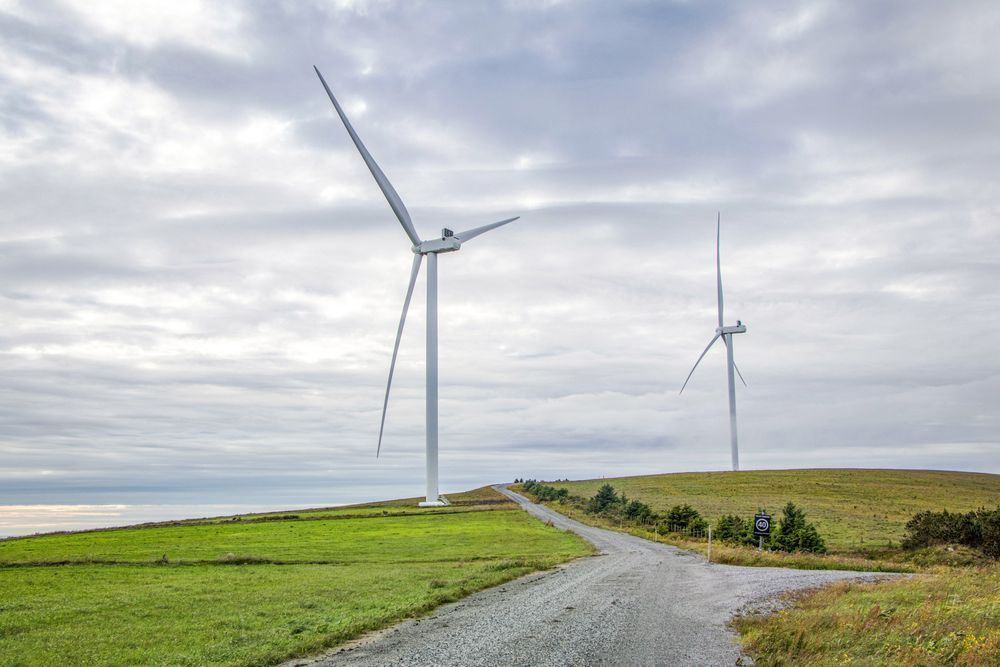 Vestas 4,2 MW vindturbiner på Haramsøya.