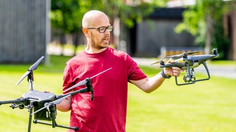 Det er liten tvil om at droneflyging kan være en potensiell kilde til naturforstyrrelser, sier overingeniør Ken Hellerud.