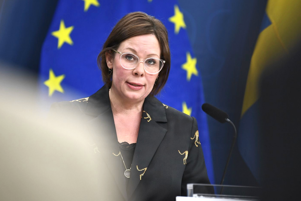 Sveriges utenriksminister, Maria Malmer Stenergard, presenterte i mai planene om en ny etterretningstjeneste i Sverige.