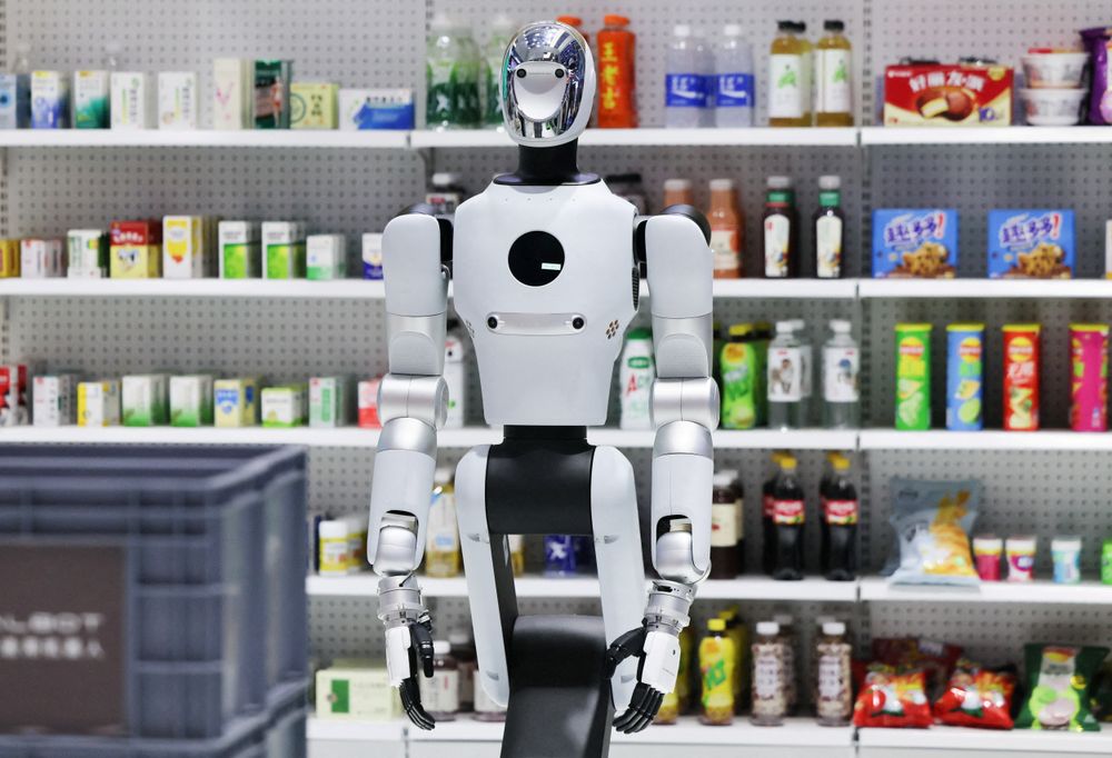 Galbot sin G1 robot under verdens robotkonferanse i Beijing 20 august.