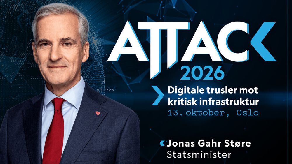 Statsminister Jonas Gahr Støre åpner årets Attack-konferanse.
