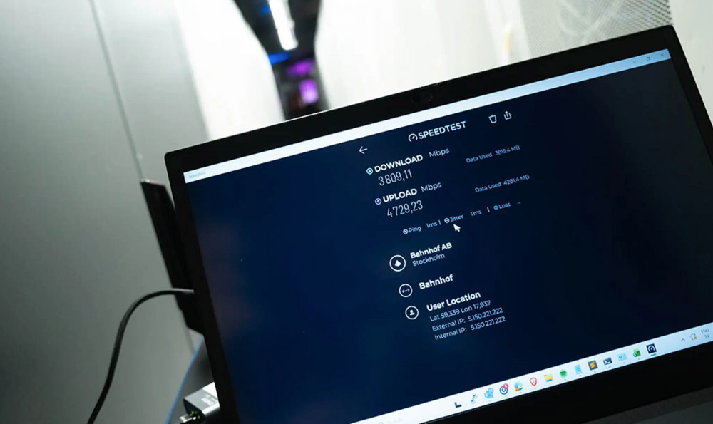 Neste generasjons wifi-teknologi testes i en bunker på Södermalm i Stockholm.