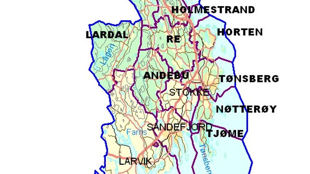 <p>Illustrasjonsbilde fra <a href=\"kplink://1063\">kartportalen</a> til 12-kommunesamarbeidet i Vestfold.</p>
