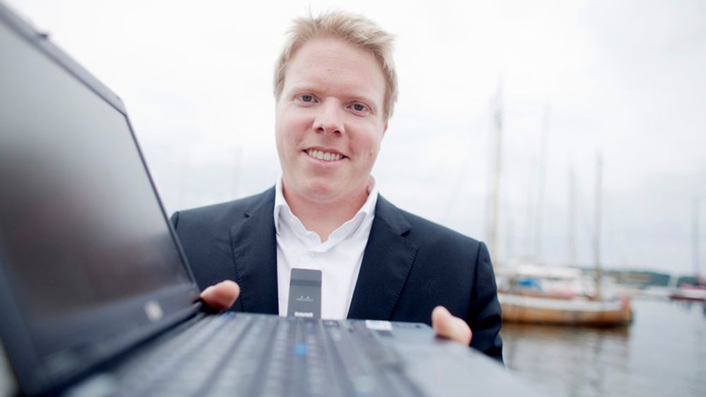 <p>Eivind Helgaker i Ice kan snart tilby raskere modem til kundene sine.</p>
