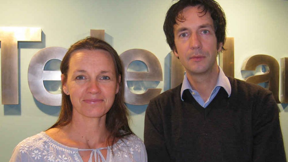 <p>Kari Nordstad og Haakon Sandven, Teleplan Consulting.</p>