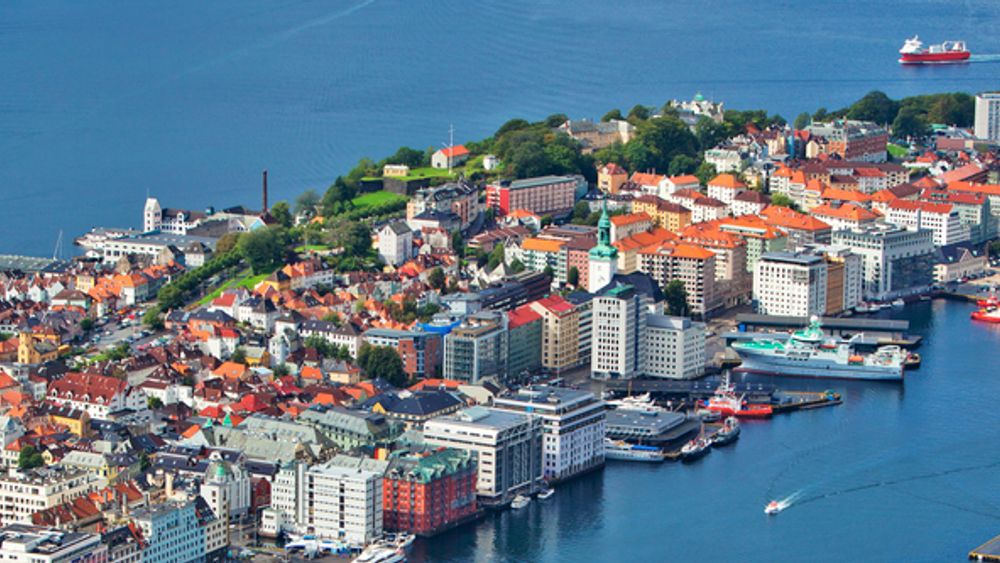 I Bergen har 20.000 av 120.000 husstander fiber. Interessen er stor, ifølge fiberleverandør Altibox.