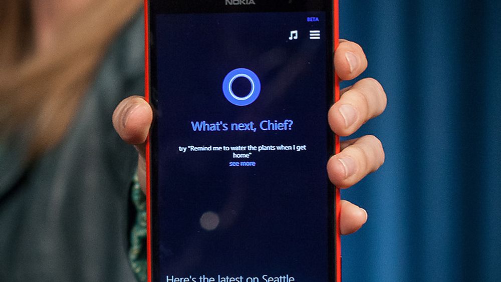 Dette er Cortana på Windows Phone. Snart kommer hun også til Android.
