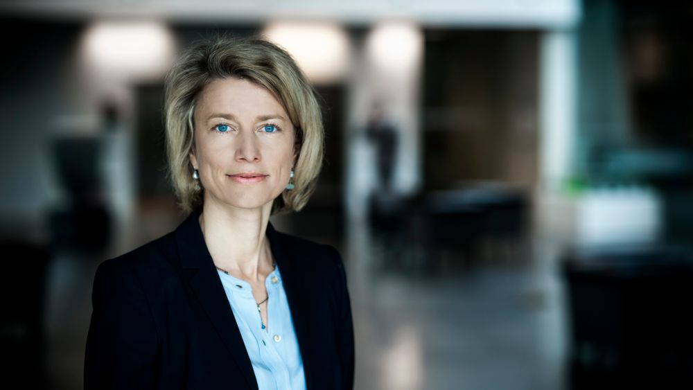 KMDs konsernsjef Eva Berneke varsler at oppkjøpet av norske Banqsoft er ledd i en plan om internasjonal vekst.