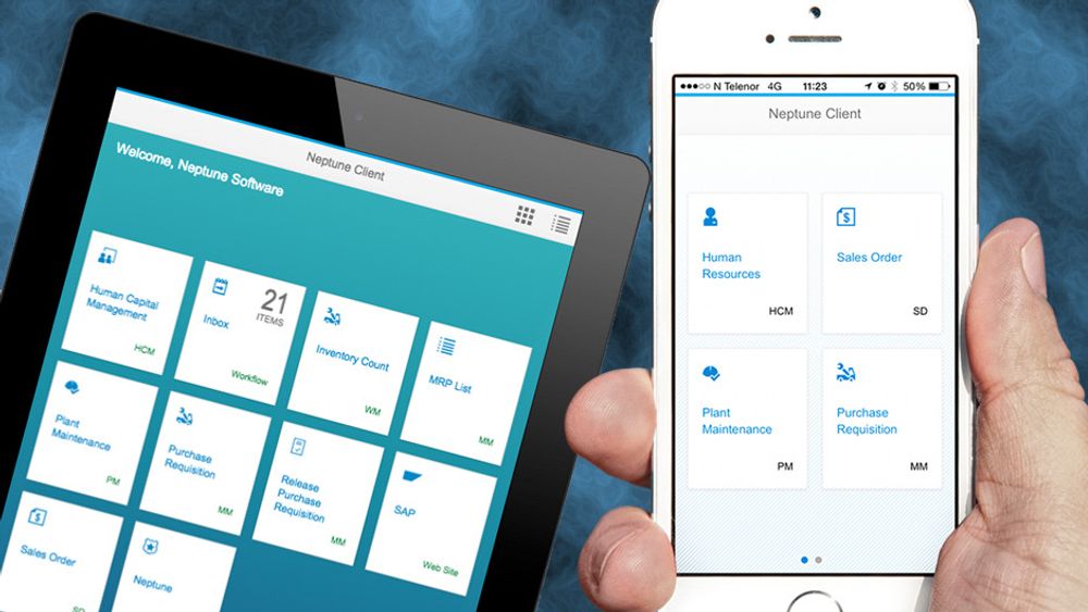Gründerne i Neptune bygger sin teknoidé på problemer de selv møtte som SAP-utviklere - muligheten til å lage brukervennlige mobile grensesnitt.