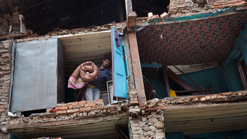 Jordskjelv har slått ut infrastrukturen i Nepal, et land som fra før er dårlig rustet på området. Bildet er fra Bhaktapur.