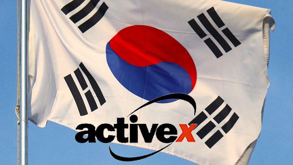 Sør-Korea fjerner krav om at nettbutikkunder må bruke en nettleser med støtte for ActiveX ved transaksjoner over en viss størrelse.