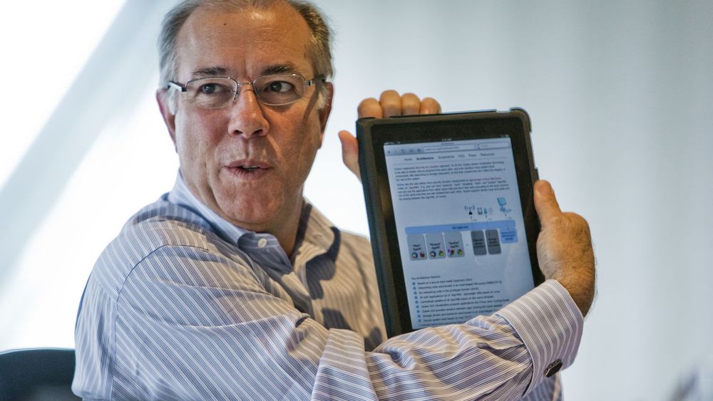 Citrix-sjef Mark Templeton er blant de mange lederne som sverger til iPad. Citrix har også bidratt med løsninger som gjør iPad til et produktivitetsdrivende redskap.