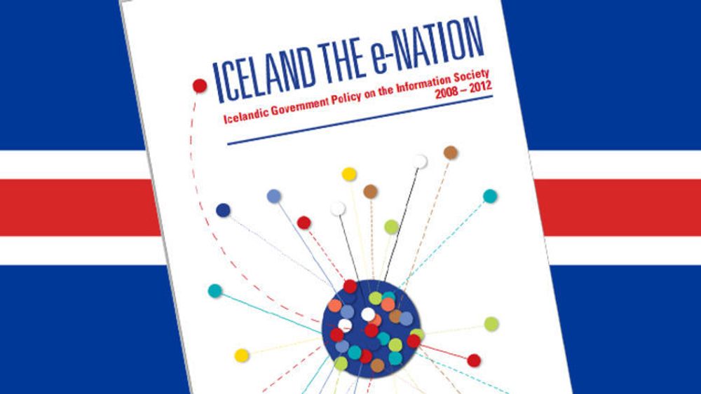 Også Island har ambisjoner innen e-forvaltning. Dokumentet er tilgjengelig fra nettstedet til statsministerens kontor.