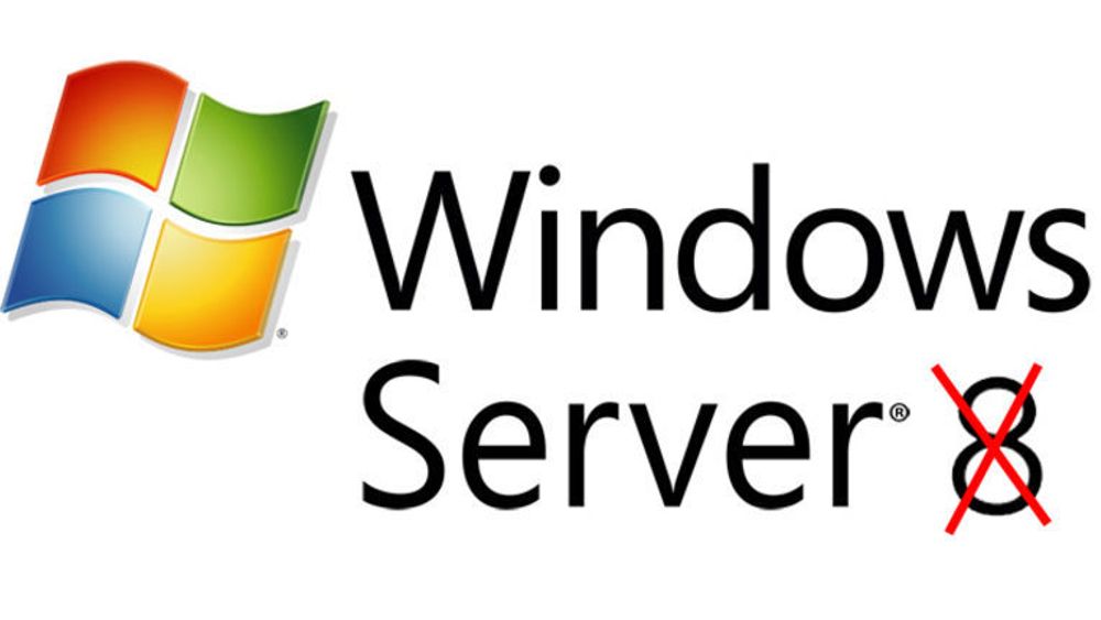 Windows Server 8 var bare et kodenavn på Windows Server 2012.