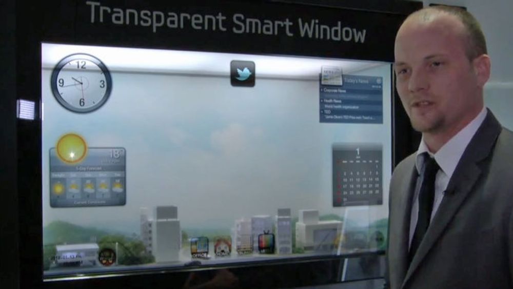 Samsungs Transparent Smart Windows.