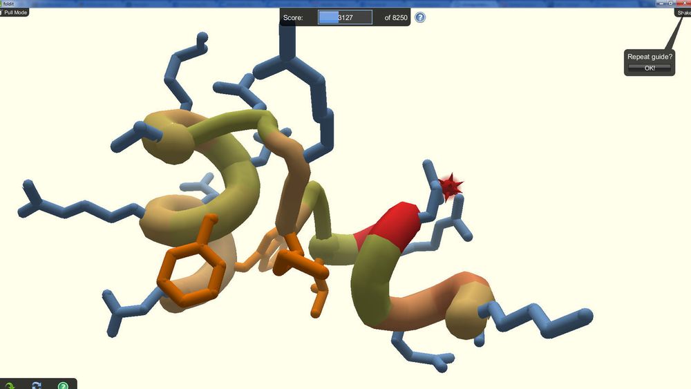 Med dataspillet Foldit kan frivillige bidra til forskning på proteiner som er involvert i ulike former for sykdommer.