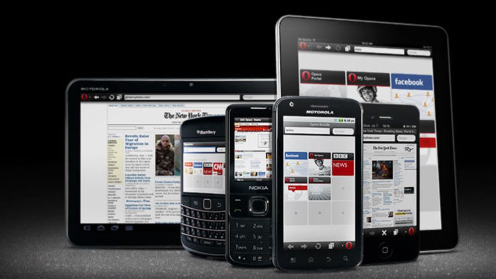 Opera Software tilbyr nettlesere til de fleste mobiltelefoner og nettbrett.