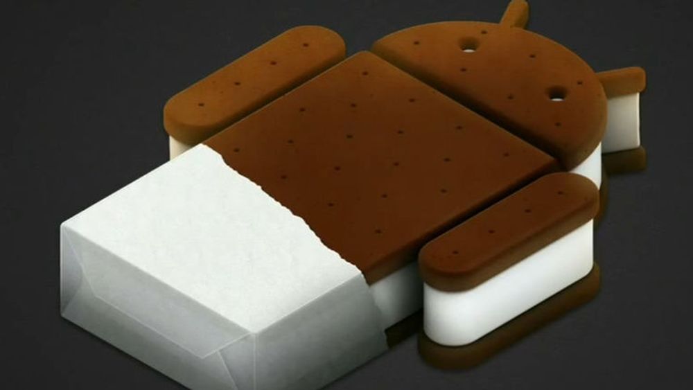 Ice Cream Sandwich er den aller nyeste utgaven av Android.