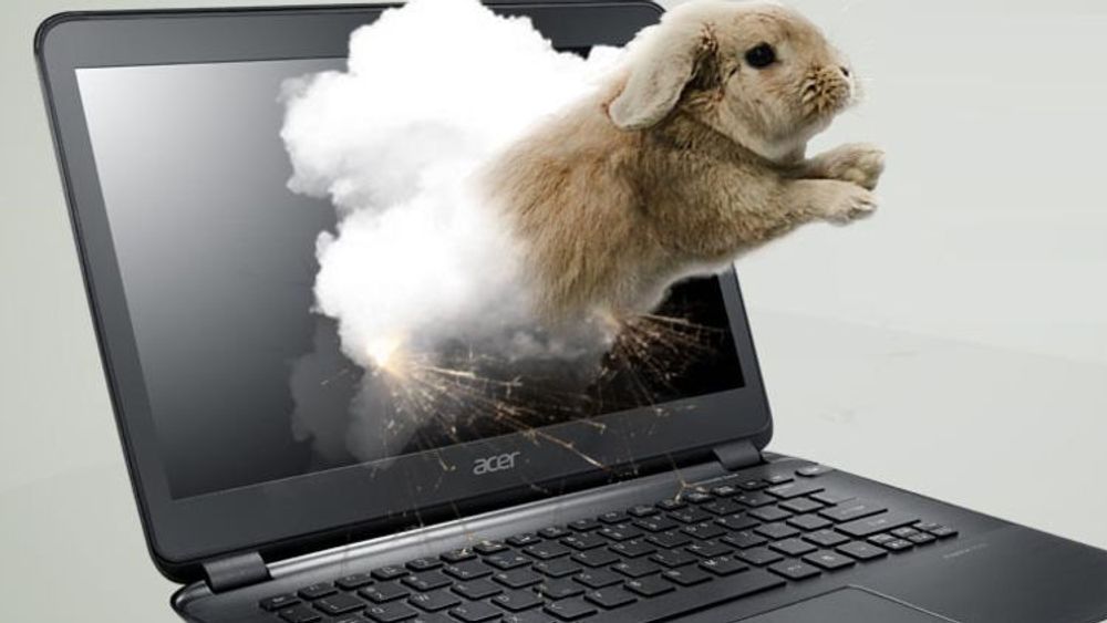 Acer er blant pc-leverandørene som gjør det spesielt godt i Norge. I bildet vises selskapet Aspire S5 Ultrabook.