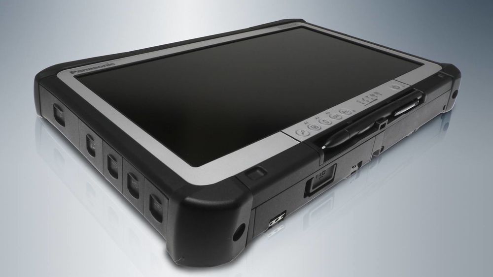 Panasonic Toughbook Diagnostic Tablet skal tåle røff behandling, og er spesiallaget for bilverksteder.