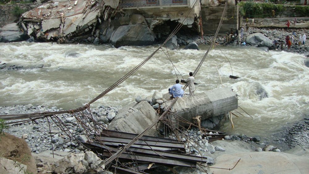 Ødeleggelsene etter flomkatastrofen i Pakistan er enorme.