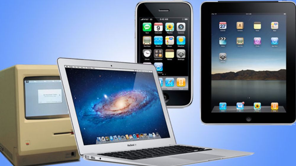 På 28 år er det solgt 122 millioner Mac. På fire år er det solgt 316 millioner iOS-enheter (iPod Touch, iPhone og iPad).