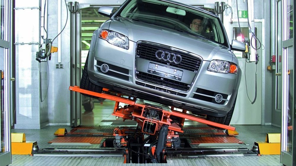 Audi A4 test / produksjon