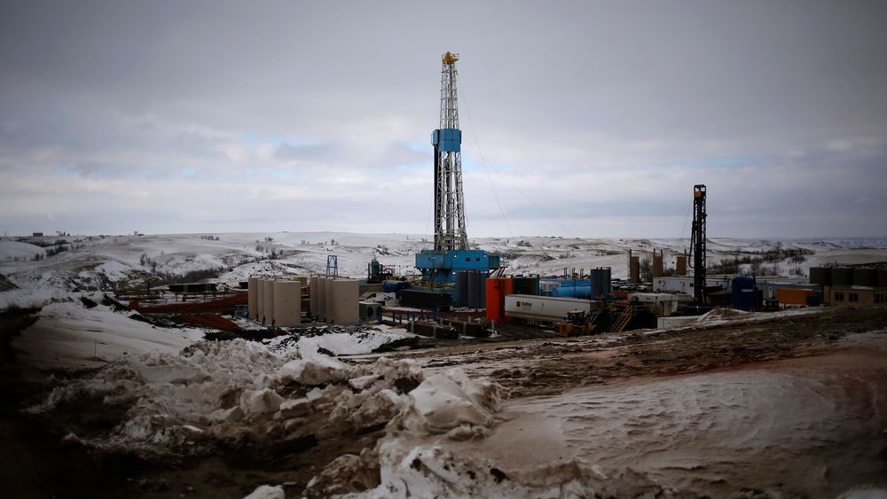 Fracking-aktivitet fører til stor vekst i antall jordskjelv, mener amerikanske forskere. Her fra Williston i North Dakota.