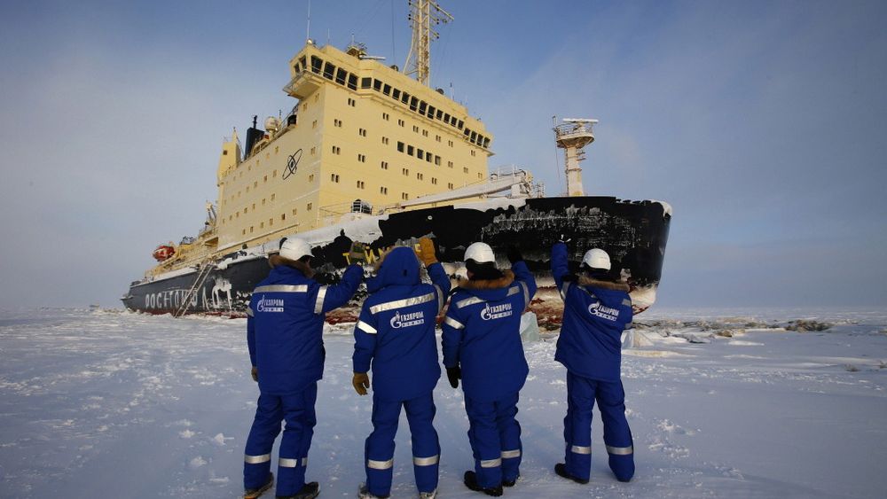 Gazproms oljelast ble eksportert av atomisbryteren «Taimir».