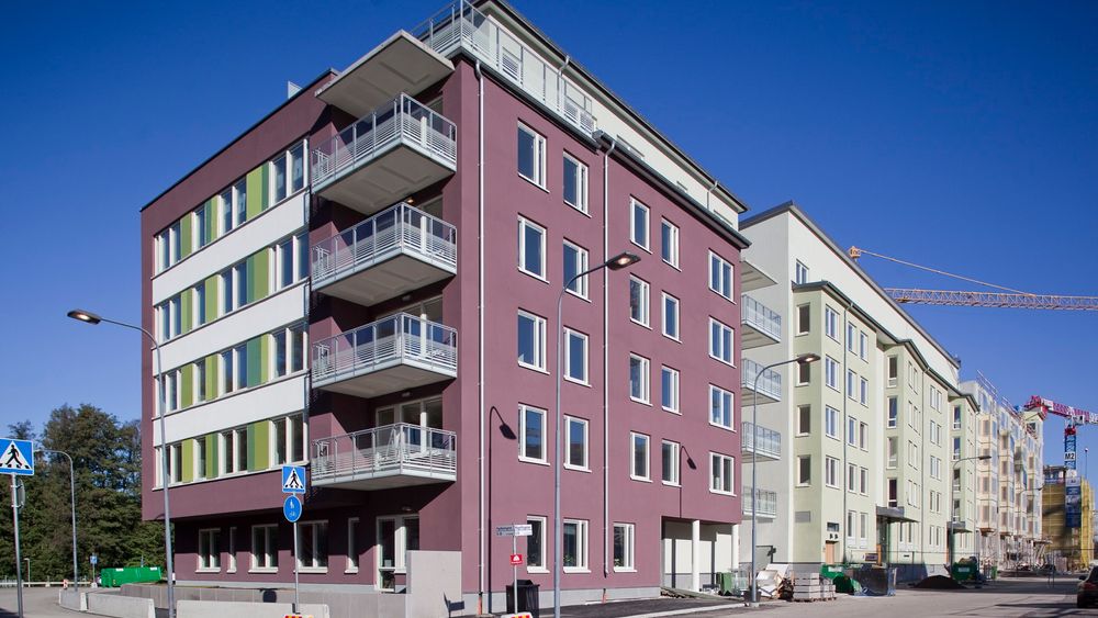 Leiligheten i prosjektet Aktivhuset er i Seniorgårdens hus i Norra Djurgårdsstaden.