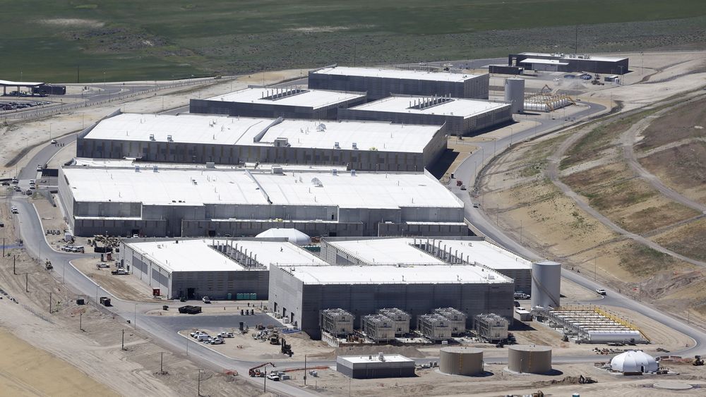 Senter: Bildet viser NSAs datasenter utenfor Salt Lake City i Utah. Organiasjonen er igjen utsatt for anklager om ulovlig overvåking. 