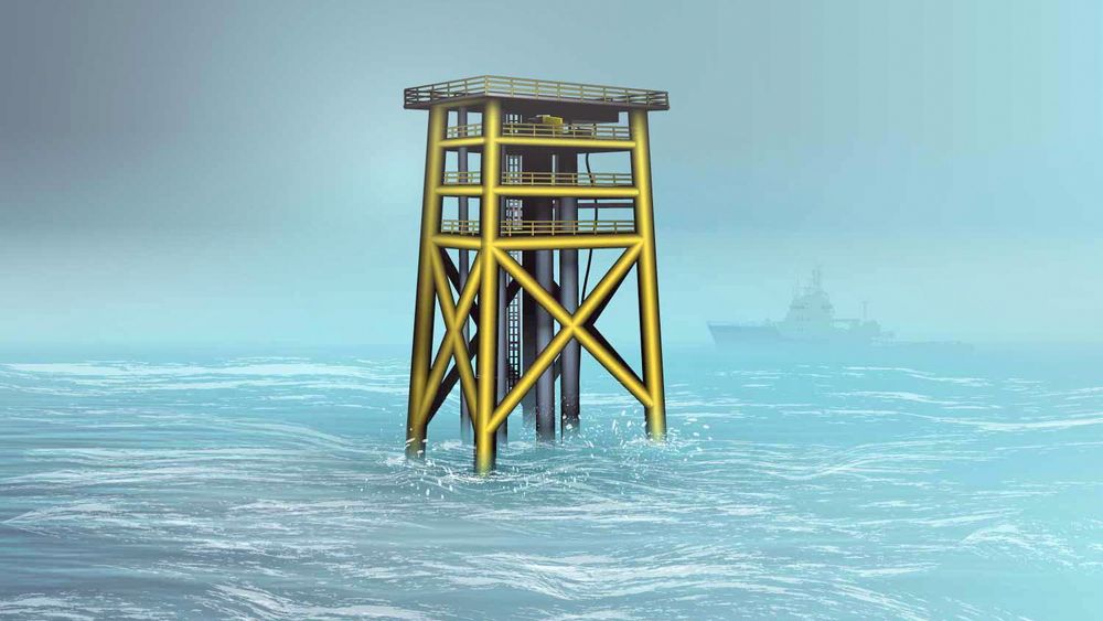 Statoil tar i bruk ubemannet brønnhodeplattform, også kalt subsea on a stick, på Oseberg Vestflanken. 