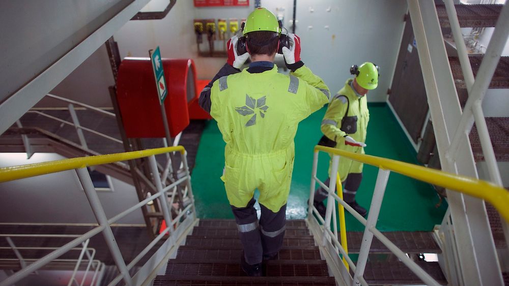Usikkerhet: Nedgang i oljebransjen har gjort at mange ingeniører har mistet jobben. Her fra Åsgård A-plattformen. 