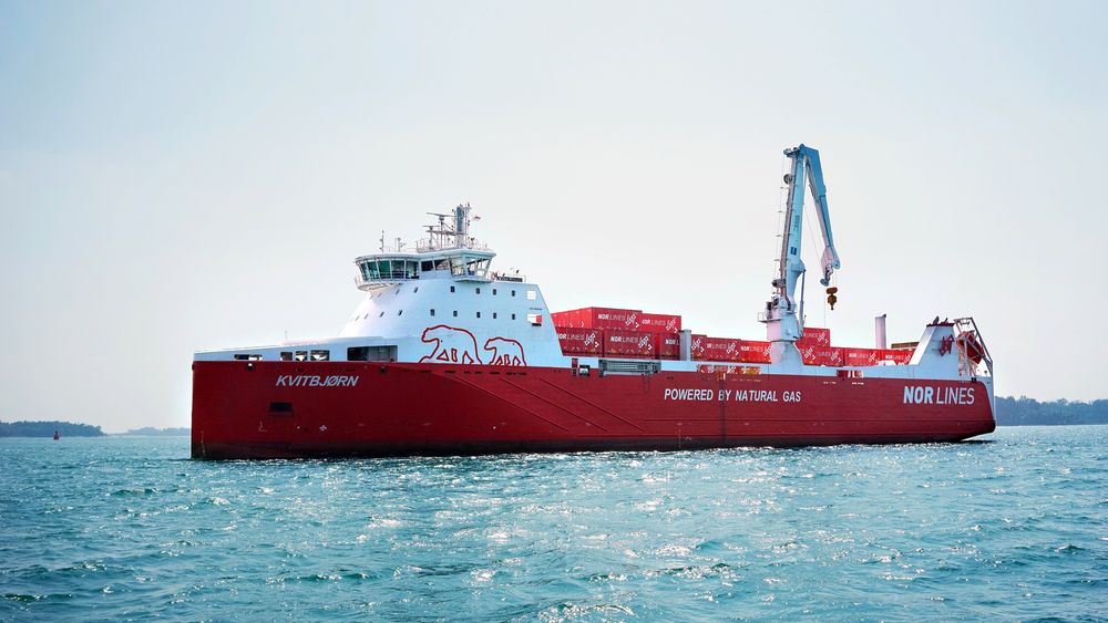 Langt: Ferden til M/S Kvitbjørn fra verftet i Kina og til Norge tidligere i år, var verdens lengste ferd til sjøs med LNG som drivstoff.