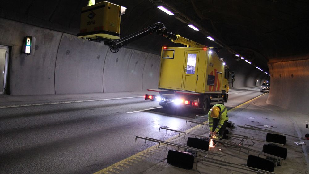 Høytalere skal bedre trafikksikkerheten i tunneler. 