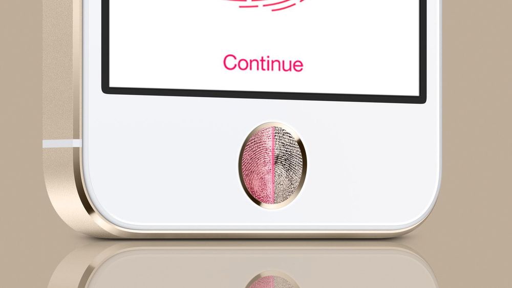 Apple har ført an i bruk av fingeravtrykket for å autenitisere brukeren via startknappen 