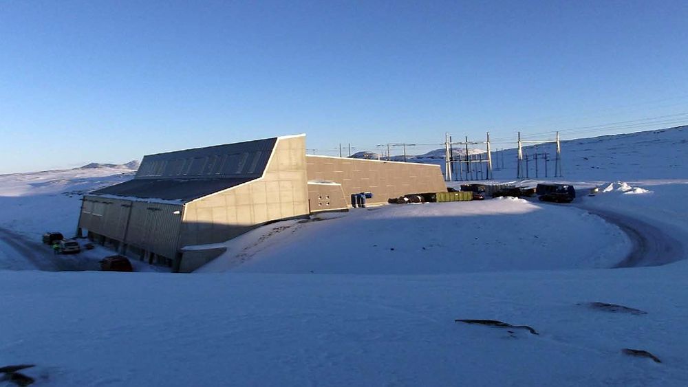  Dette betongbygget ved Hyggevatn utenfor Hammerfest skal sørge for kraft fra land til Goliat-flyteren i Barentshavet. 