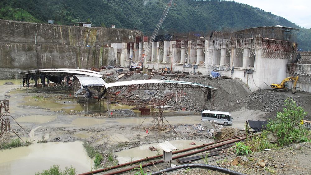 Sandfang: Slik skal de gigantiske sandfangene bygges til kraftverket Coca Codo Sinclair i Ecuador.