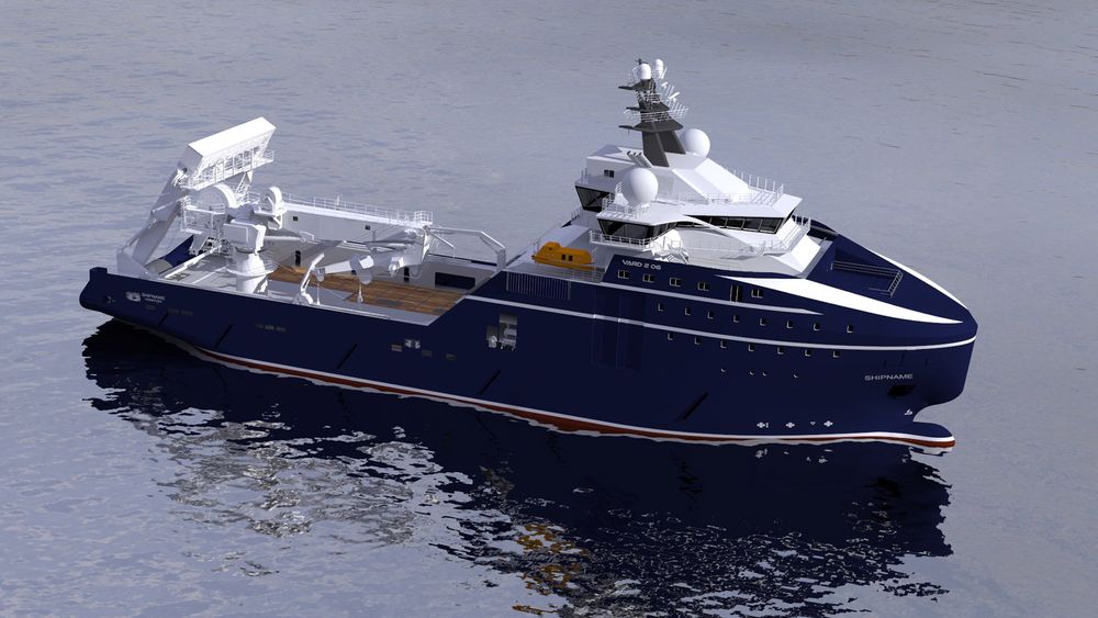 Arktisk: Rem Offshore har bestilt et nydesignet fartøy for både ankerhåndtering og konstruksjonsoppgaver på ned mot 3000 meters dyp, og i kalde strøk. Vard Design står bak skipstypen med betegnelsen Vard 2 06. 