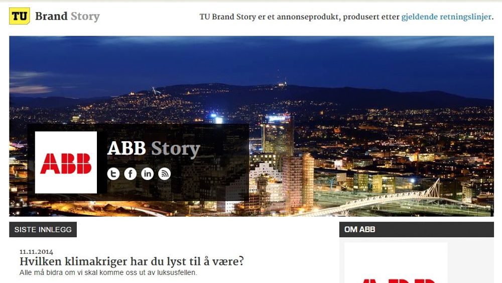 BrandStory er TUs nye annonseprodukt.
