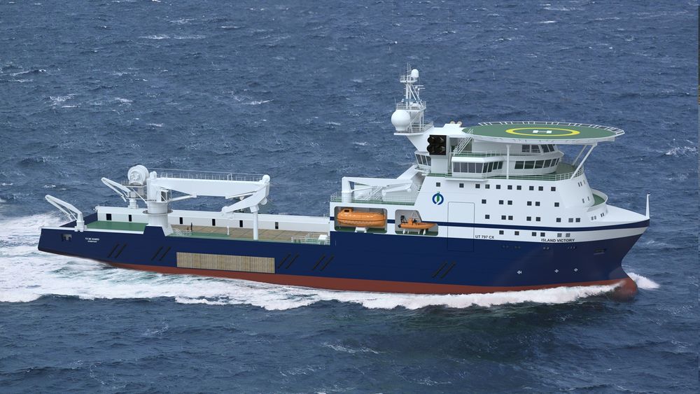 Multifunksjon: Island Offshore bygger Island Victory med UT 797 CX design ved Vard Brevik. Det får 250 tonns kran, bollard pull på hele 400 tonn og kan brukes til operasjoner på store dyp. 