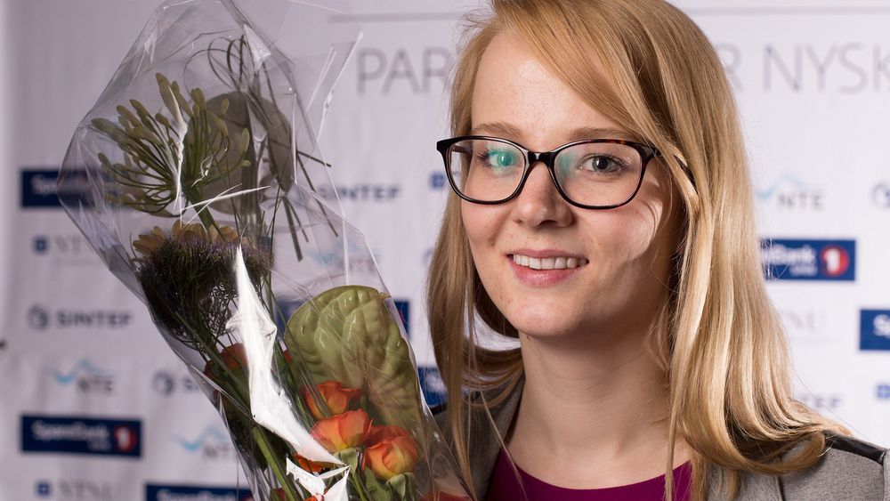 Marit Rødevand, vinneren av Ung innovasjonspris. 