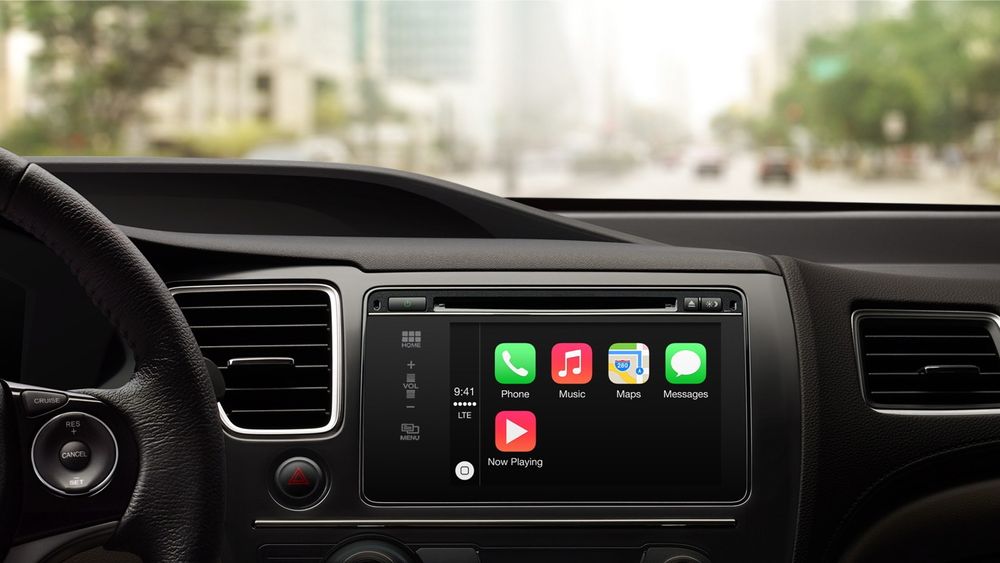  iOS i bilen: Med Carplay kommer de viktigste appene opp i bilens skjerm 