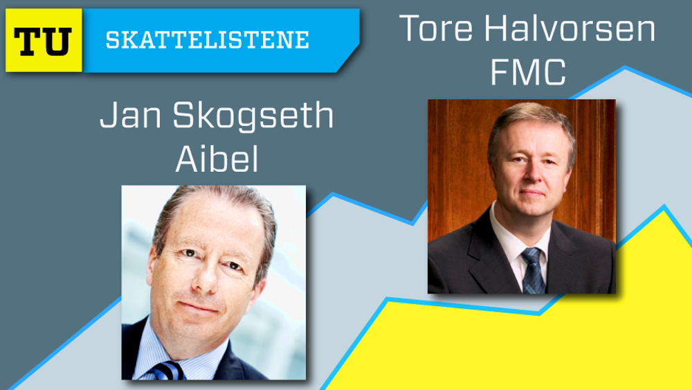 Tore Halvorsen i FMC og Jan Skogseth i Aibel hadde begge over 39 millioner kroner i inntekt i fjor.
